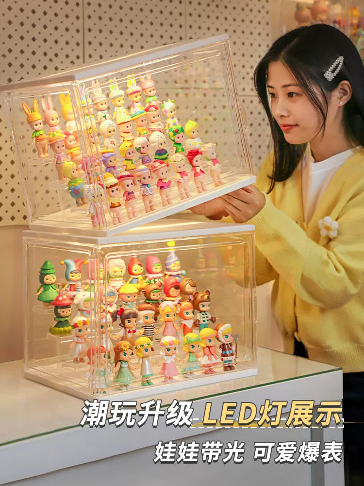 LED Acrylic Display Box for Blind Box Collectibles