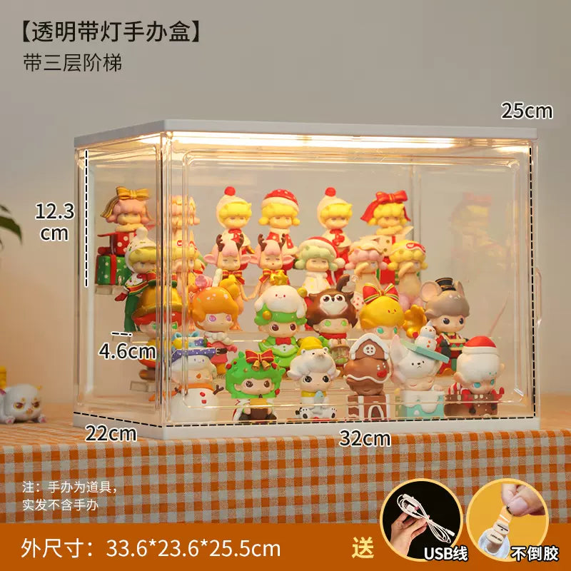 LED Acrylic Display Box for Blind Box Collectibles