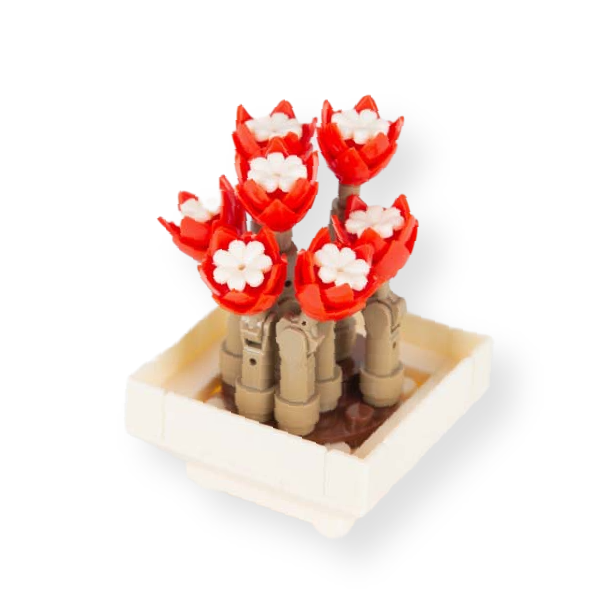 Succulent Building Blocks Children's Assembly Toy Model